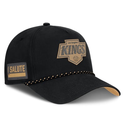  Los Angeles Kings Fanatics Military Appreciation Authentic Pro A-Frame Adjustable Hat - Black
